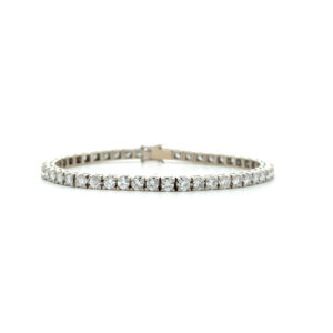 "Sparkling Memories" - Vintage Armband in 18kt Weißgold mit Brillanten zus. ca. 3.92 ct.