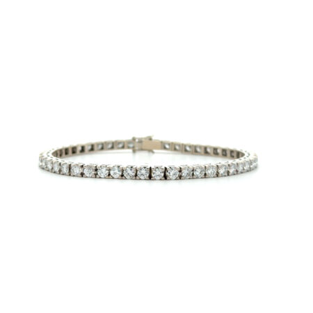 "Sparkling Memories" - Vintage Armband in 18kt Weißgold mit Brillanten zus. ca. 3.92 ct.