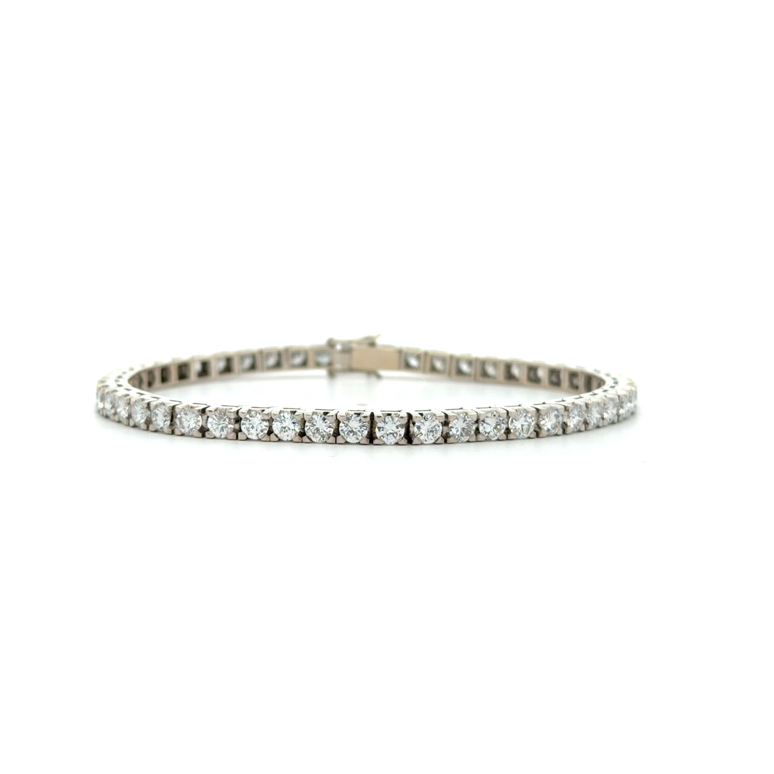 "Sparkling Memories" - Vintage Armband in 18kt Weißgold mit Brillanten zus. ca. 3.92 ct.