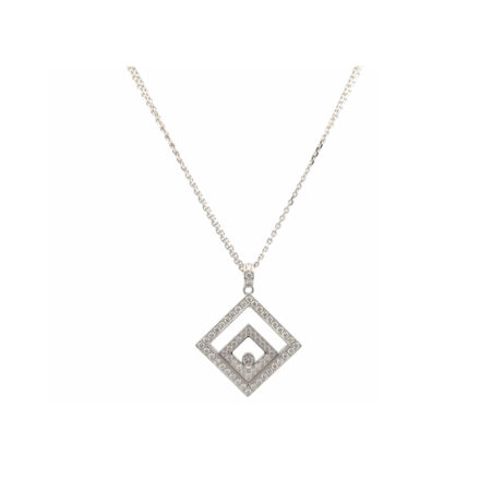 "Happy Spirit" - Vintage Chopard Kette aus der Happy Diamonds Collection in 18kt Weißgold