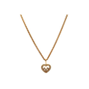 "Happy Heart" - Vintage Chopard Kette aus der Happy Diamonds Kollektion in 18kt Gelbgold
