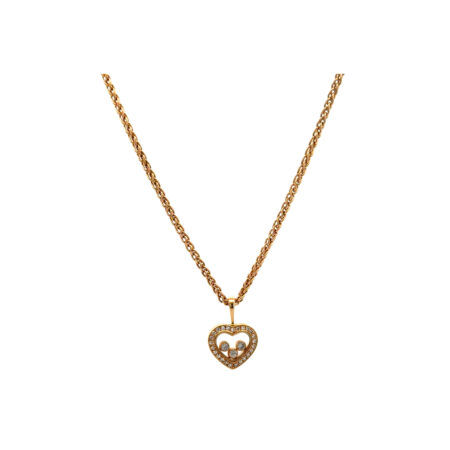 "Happy Heart" - Vintage Chopard Kette aus der Happy Diamonds Kollektion in 18kt Gelbgold