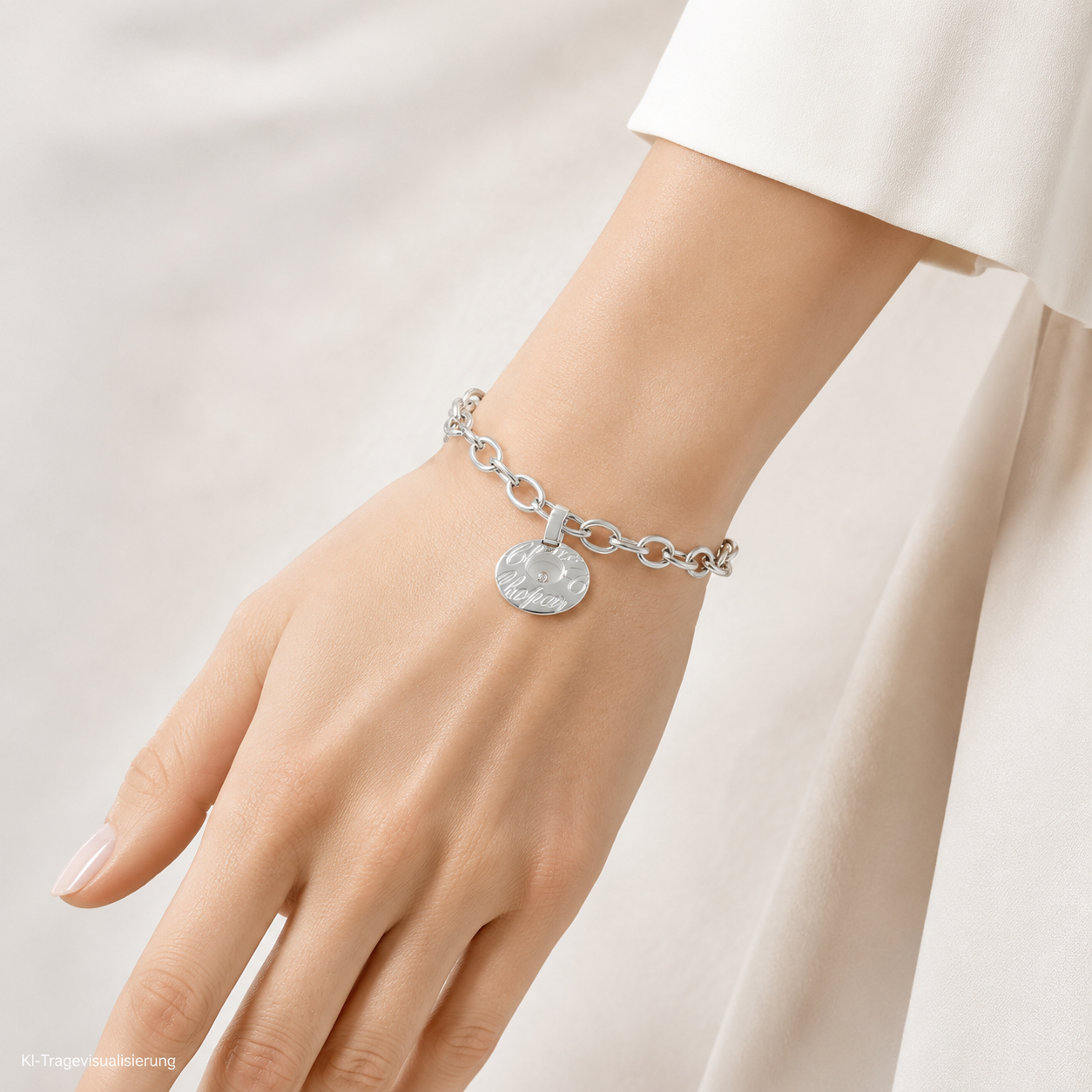 "Happy Diamond" - Vintage Chopard Armband in 18kt Weißgold