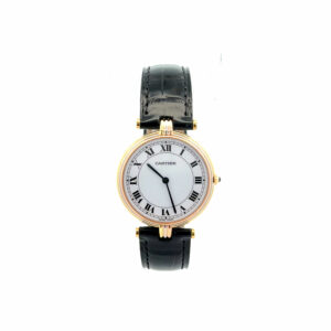 "Cartier Vendome Trinity" - Vintage Uhr von Cartier in 18kt Gelbgold