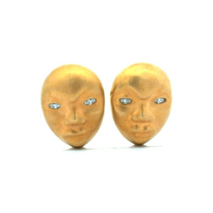 "Gesichter des Lichts" - Vintage Broschen in 18 Karat Gelbgold