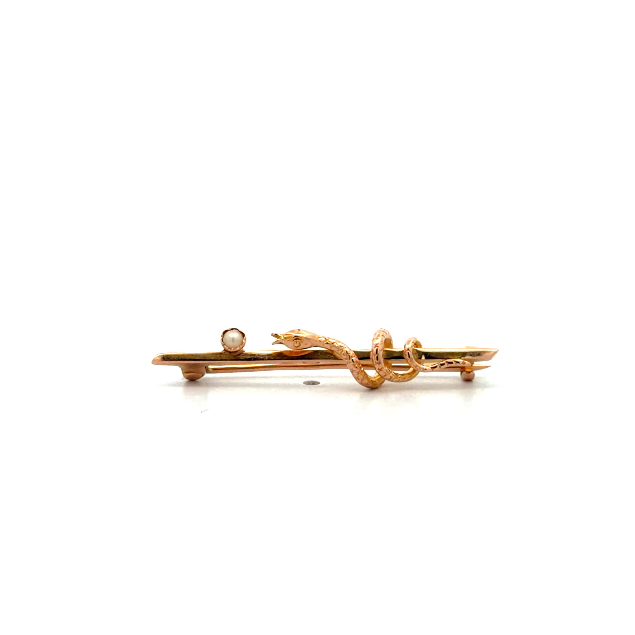 "Verborgene Schönheit" - Vintage Brosche in 18 Karat Gelbgold - Juwelier Steiger