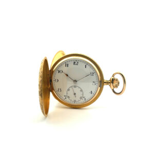 "Zeitzeuge" - Antike Taschenuhr aus 18kt Gelbgold um 1910 Schweiz