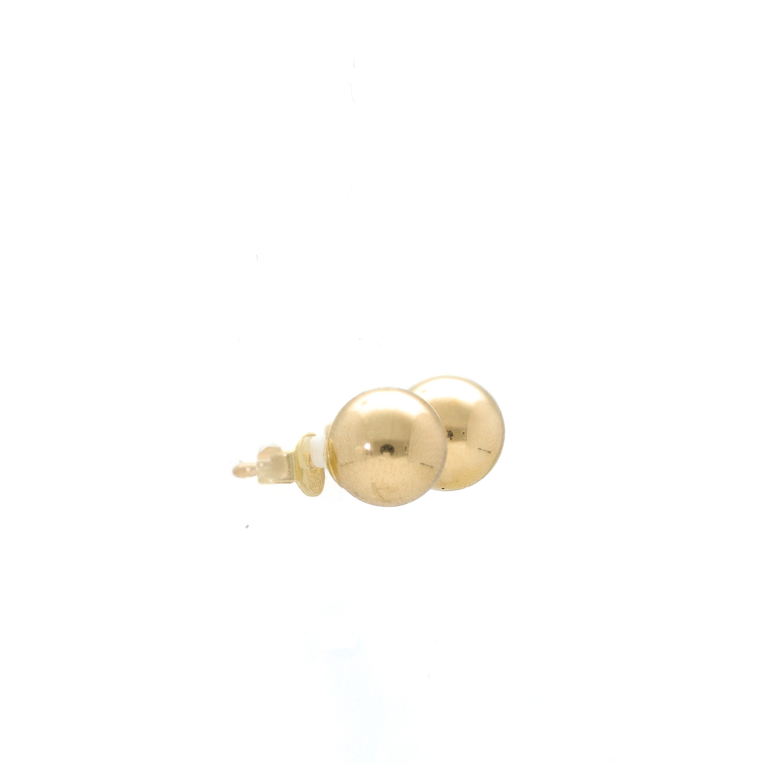 "Golden dots" - Vintage Ohrstecker in 14 Karat Gold