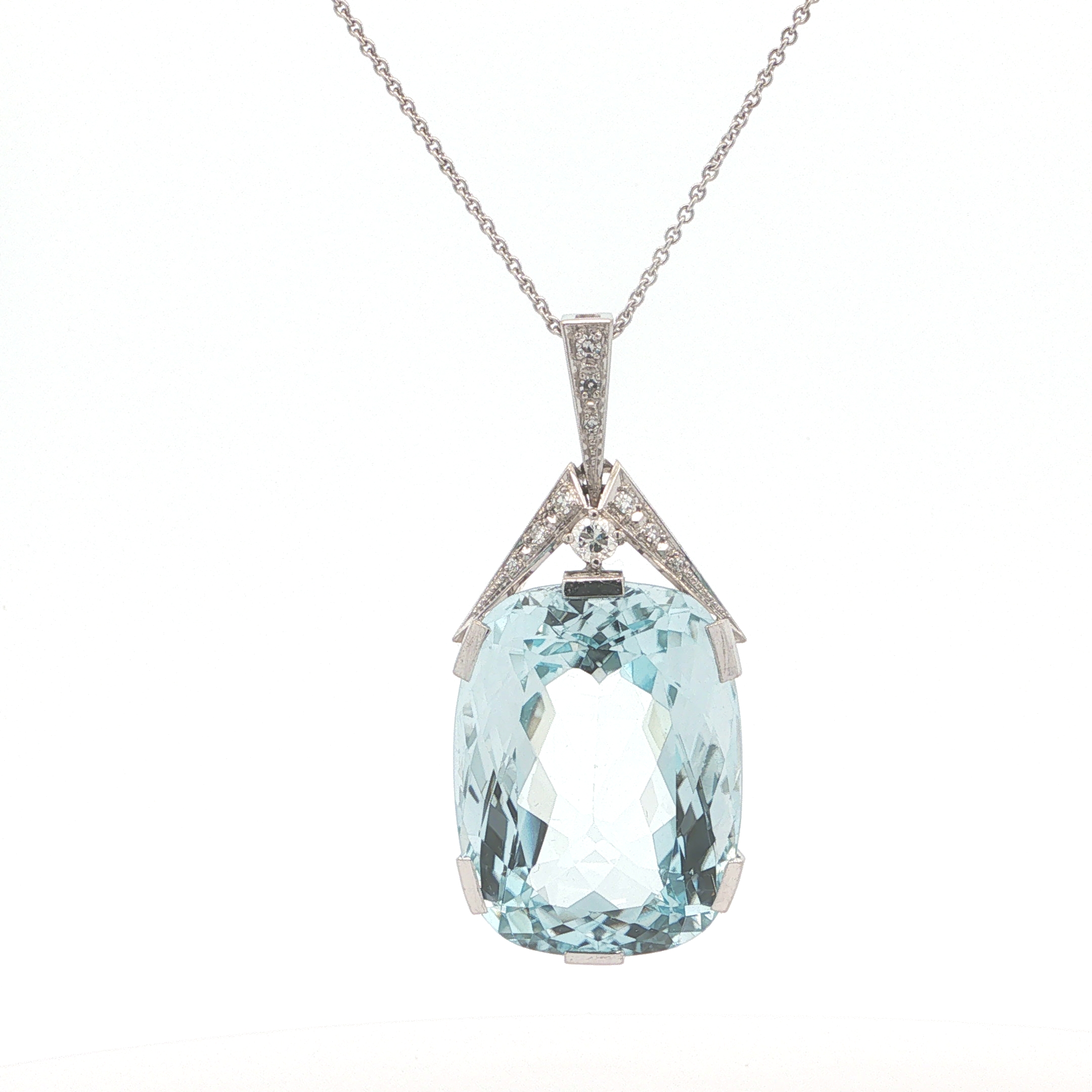 "Ocean dream" - Vintage Anhänger in 14 Karat Weißgold