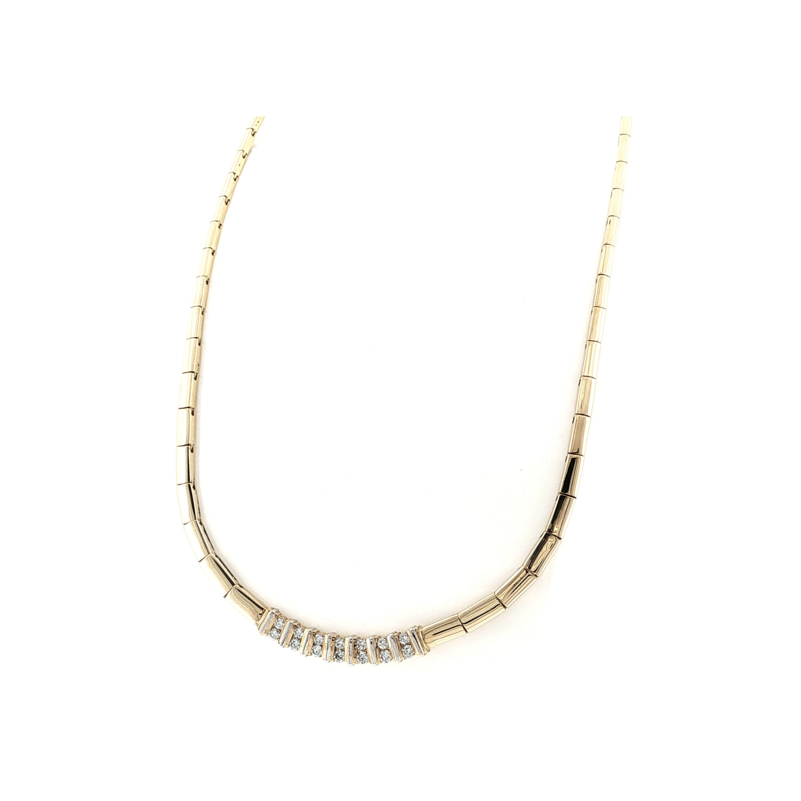 "Goldene Eleganz" - Vintage Collier in 18 Karat Gelbgold