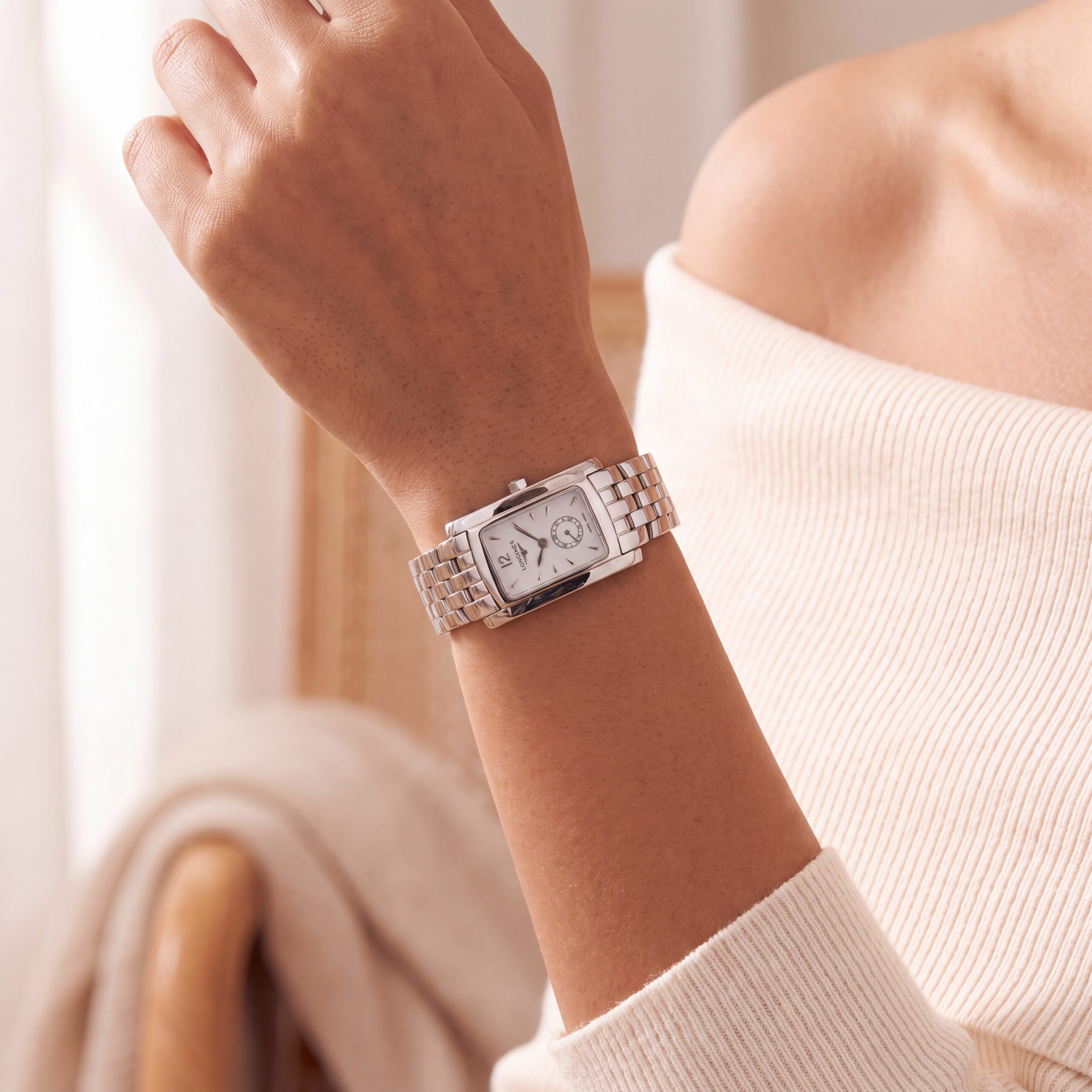 "Longines DolceVita" - Vintage Armbanduhr aus Edelstahl