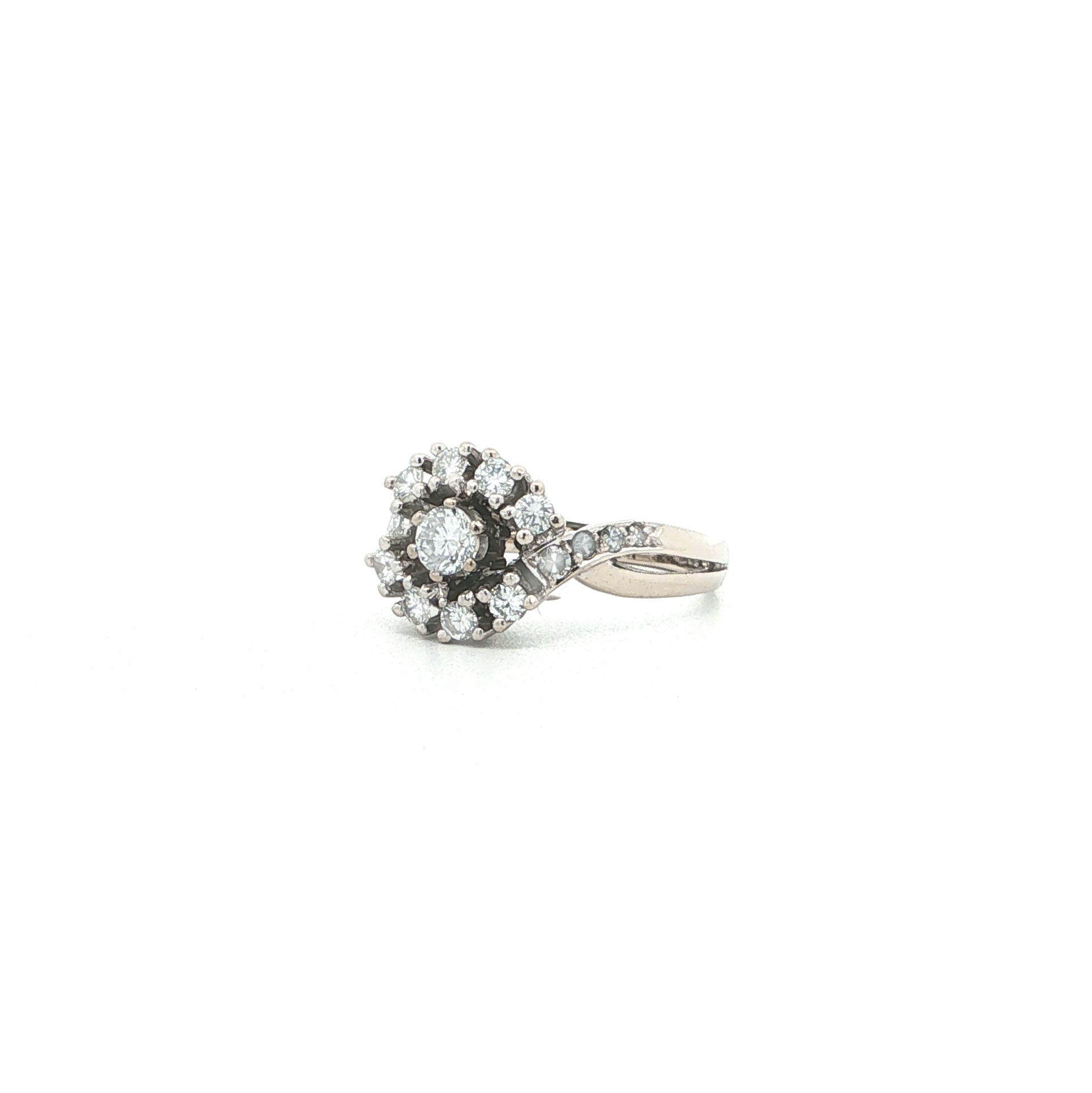 "Back in Time" - Vintage Ring in 14 Karat Weißgold