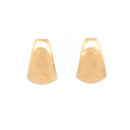 "Golden Drop" - Imposante Vintage Ohrstecker in 18kt Gelbgold