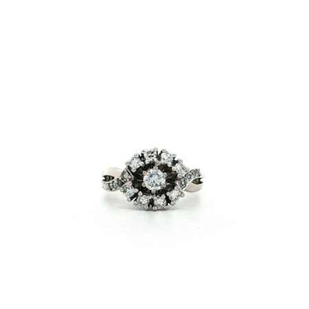 "Back in Time" - Vintage Ring in 14 Karat Weißgold