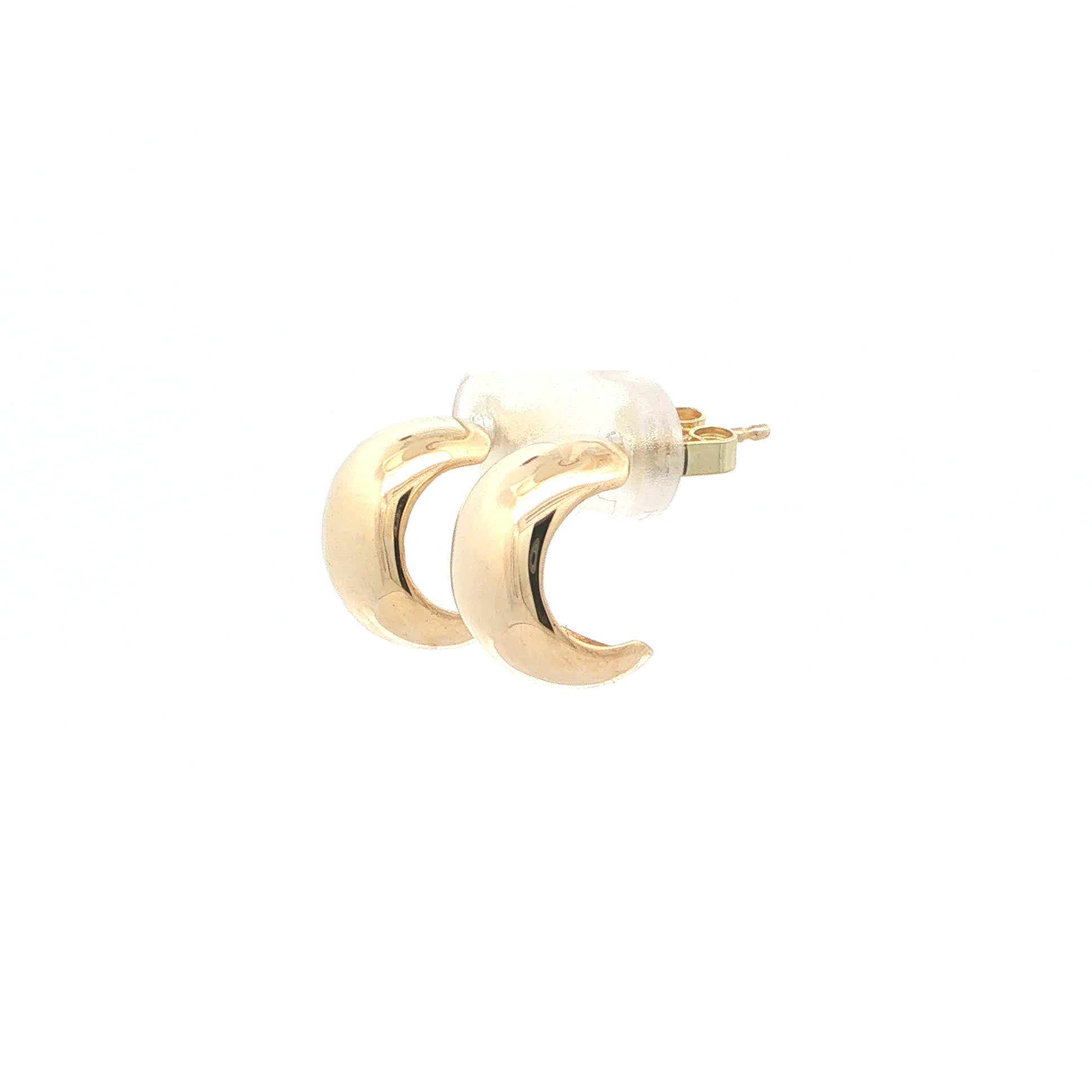 "Classic Chic" - Moderne Ohrstecker in 14kt Gelbgold - Juwelier Steiger