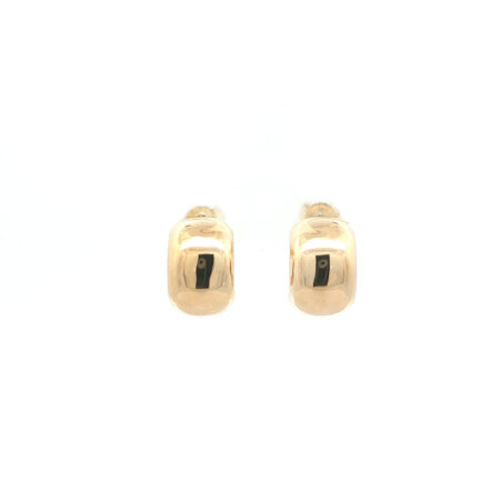 "Classic Chic" - Moderne Ohrstecker in 14kt Gelbgold