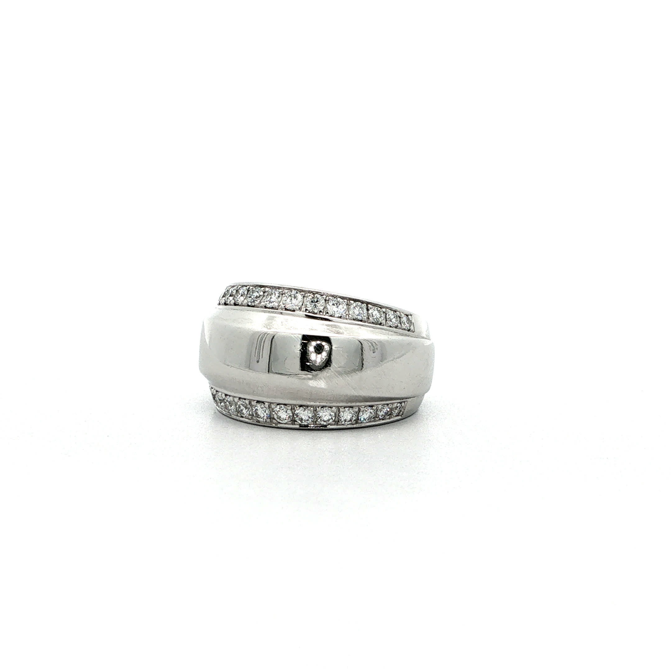 "Classic Chopard" - Vintage Ring aus 18kt Weißgold mit Brillanten - Juwelier Steiger