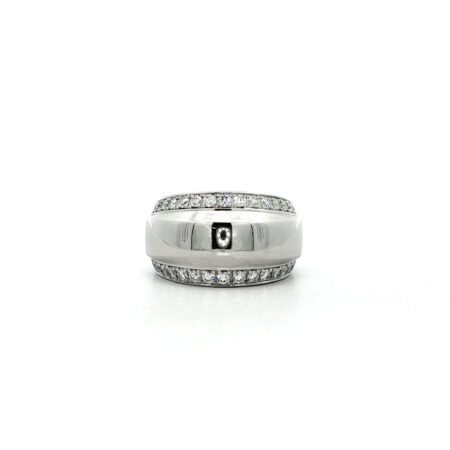 "Classic Chopard" - Vintage Ring aus 18kt Weißgold mit Brillanten - Juwelier Steiger