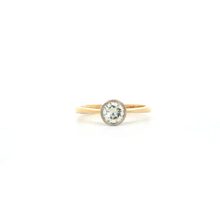 "Classic Spark" - Vintage Brillant Solitär ca. 0,60ct in 18kt Gelbgold - Juwelier Steiger