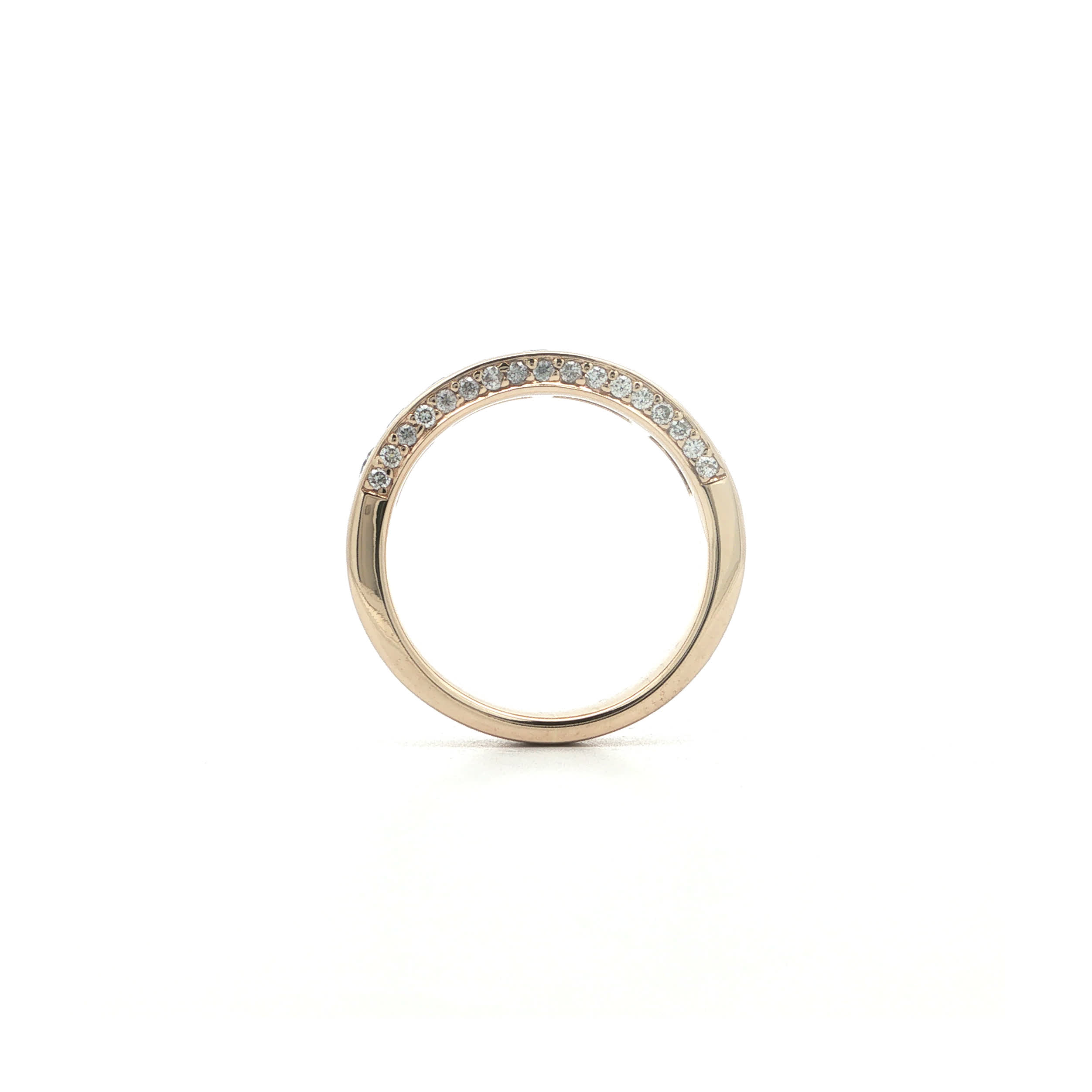 "Diamond Lane" - Vintage Ring in 14kt Gelbgold mit Brillanten - Juwelier Steiger