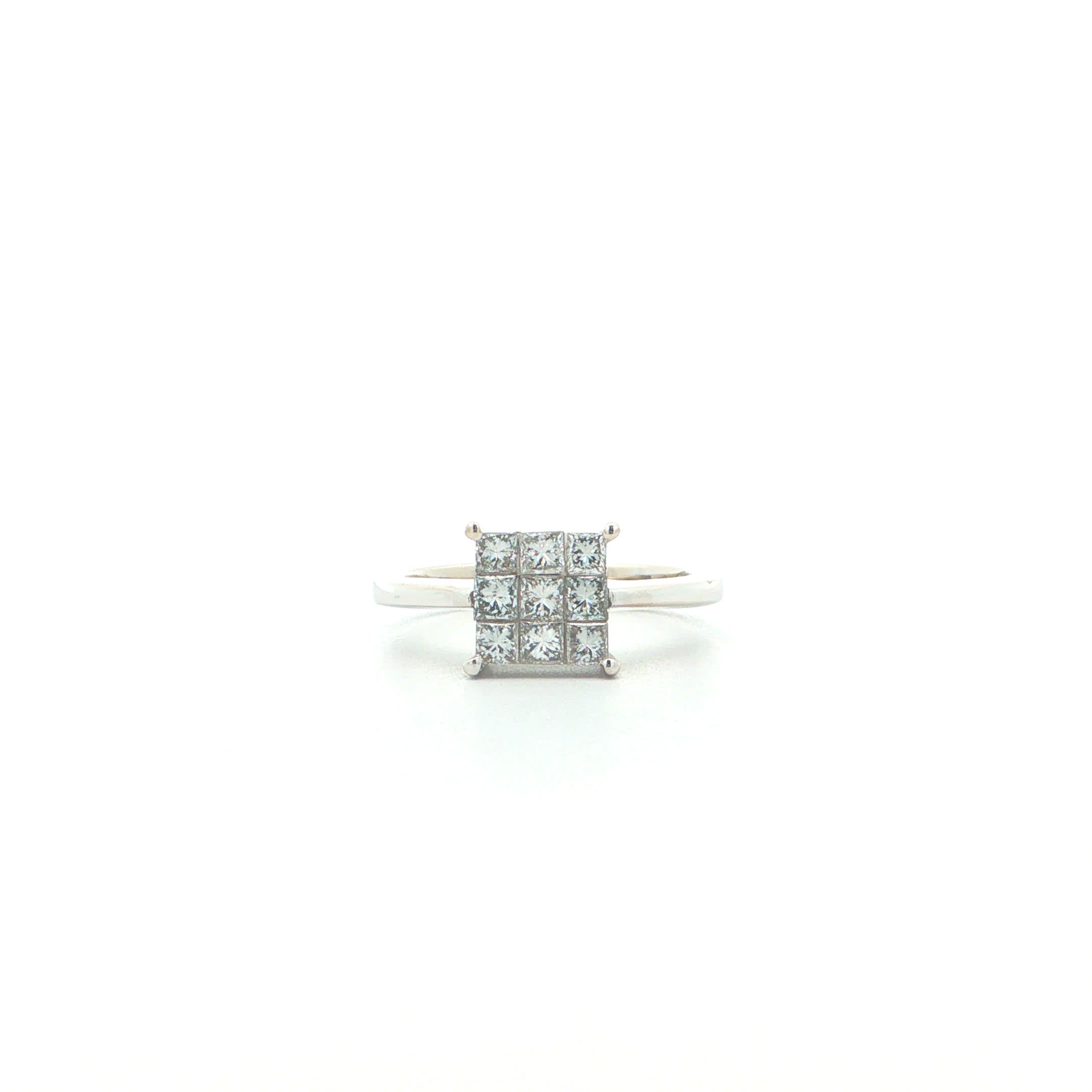 "Die Würfel sind gefallen" - Vintage Ring in 14 Karat Weißgold mit Brillanten - Juwelier Steiger