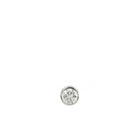 "Flying Diamond" - Moderne Kette mit Brillant Solitär 2,02ct