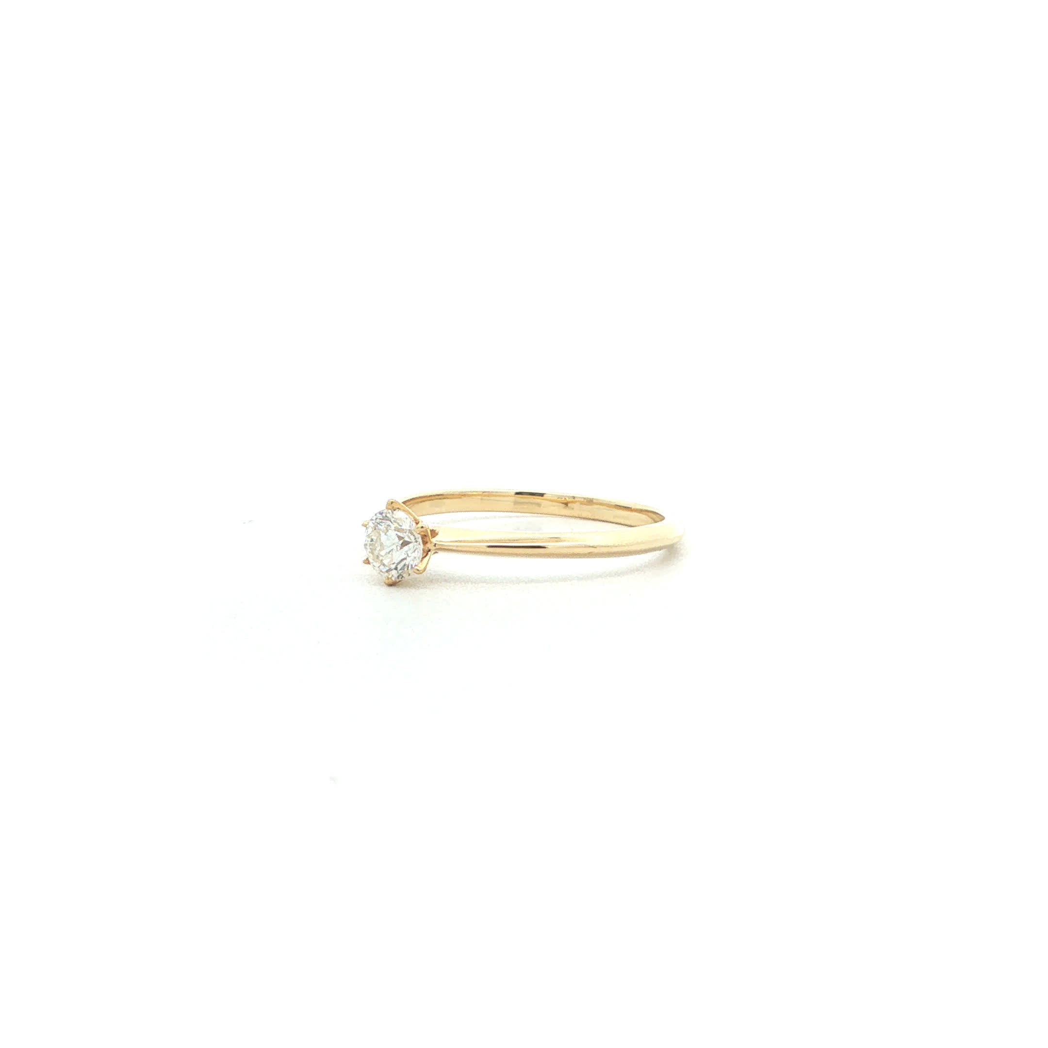 "Giovane Amore" Vintage Ring in14 Karat Gelbgold mit Brillant - Juwelier Steiger