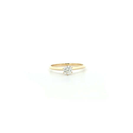 "Giovane Amore" - Vintage Ring in14 Karat Gelbgold mit Brillant