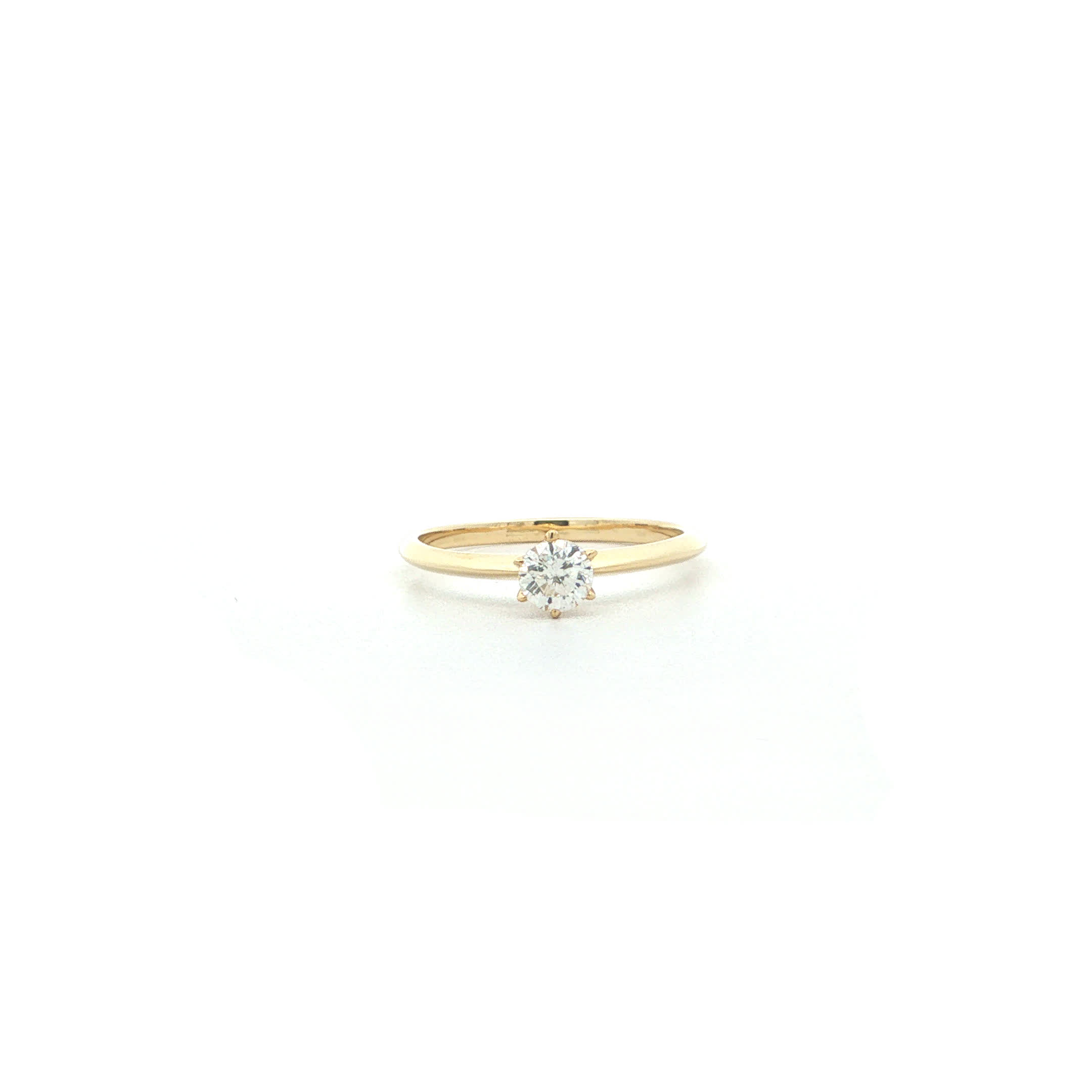 "Giovane Amore" Vintage Ring in14 Karat Gelbgold mit Brillant - Juwelier Steiger