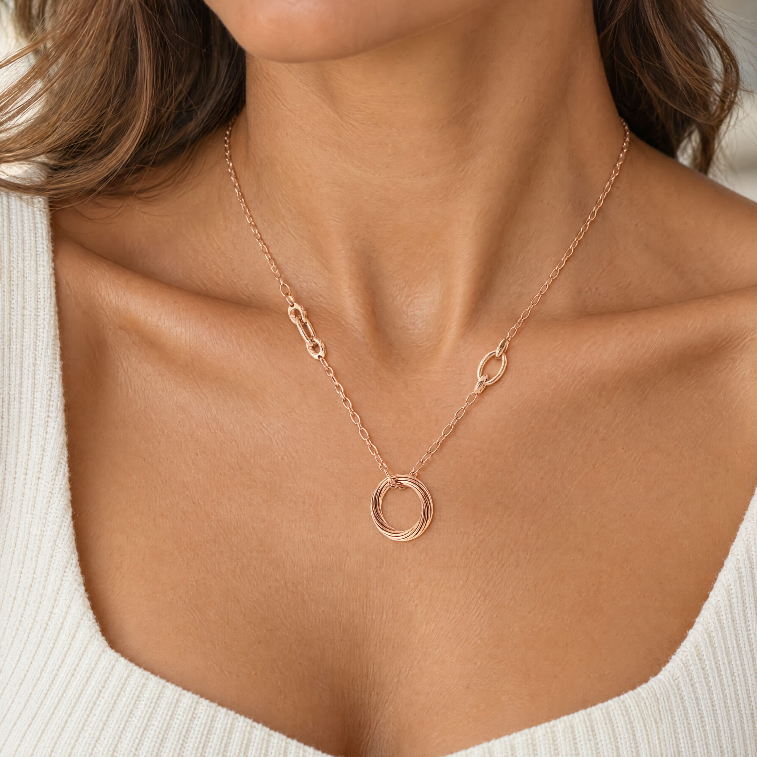"Golden Connection" - Moderne Kette mit Anhänge in 18kt Rosegold von Wempe - Juwelier Steiger