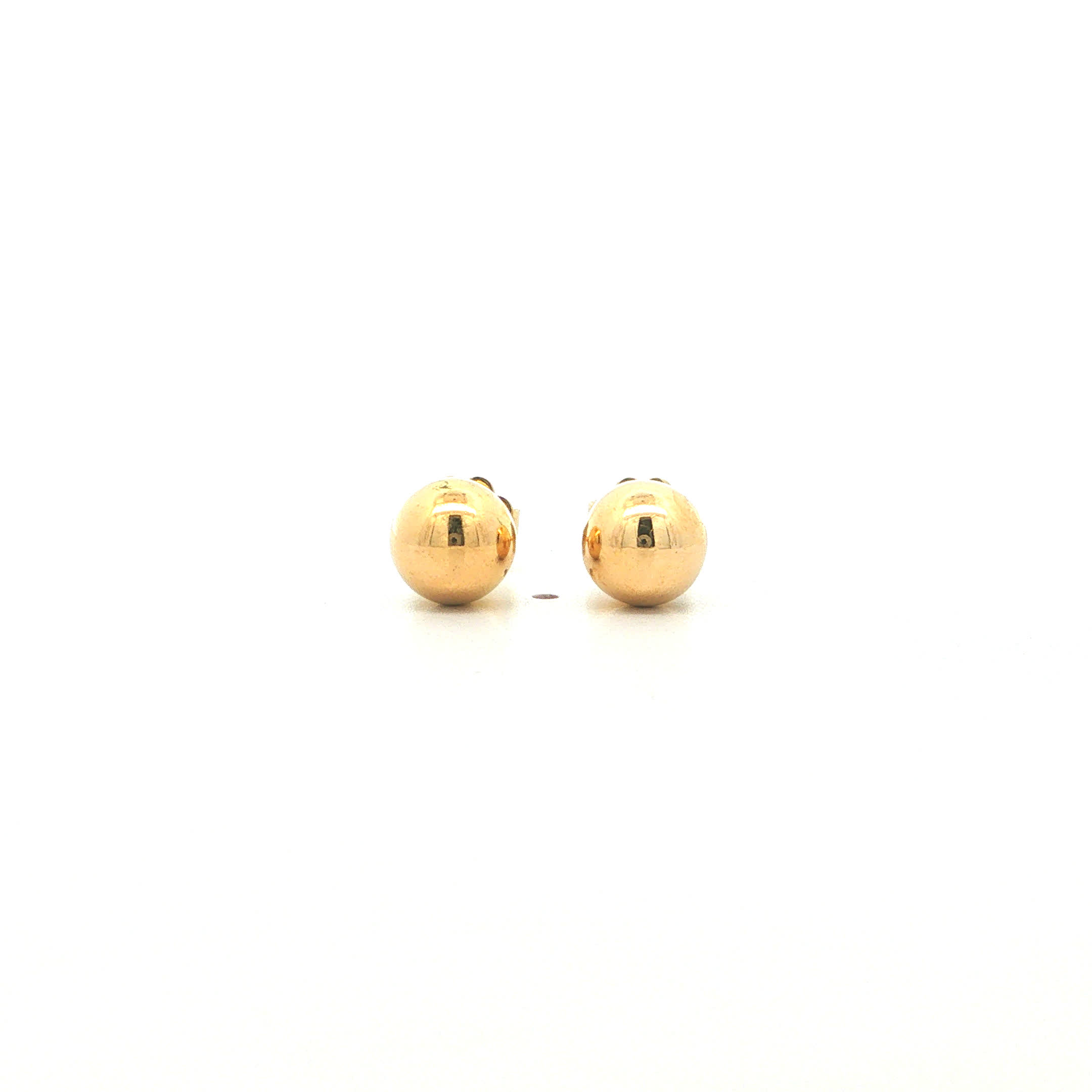 "Golden Spheres" - Vintage Ohrstecker in 14kt Gelbgold - Juwelier Steiger