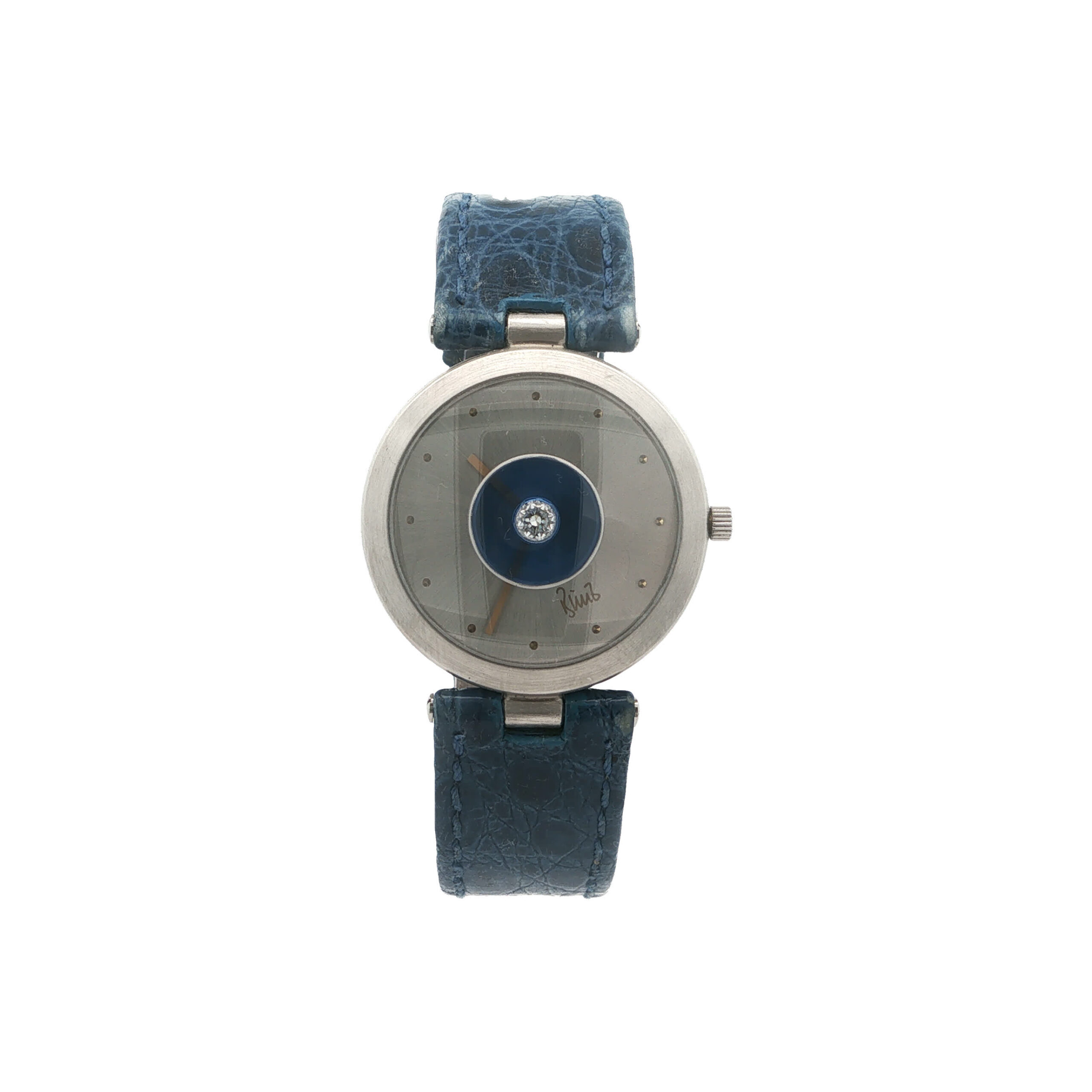 "Happy Diamond" - Vintage Designuhr aus Platin - Juwelier Steiger