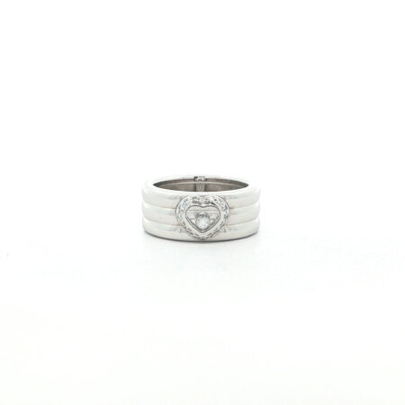 "Happy Heart" - Vintage Ring in 18 Karat Weißgold