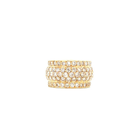 "Million Lights" - Vintage Ring in 18kt Gelbgold mit Brillanten - Juwelier Steiger
