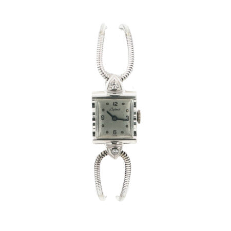 "New York Elegance" - Vintage Lafond Diamant Damenuhr aus 750er Weißgold - Juwelier Steiger
