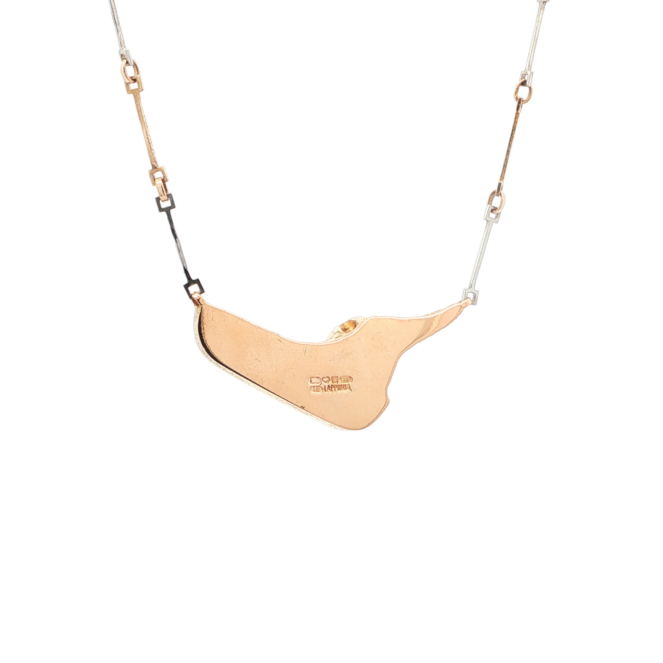 "Nordic Landscape" - Lapponia Collier in 14kt Gold Bicolor - Juwelier Steiger