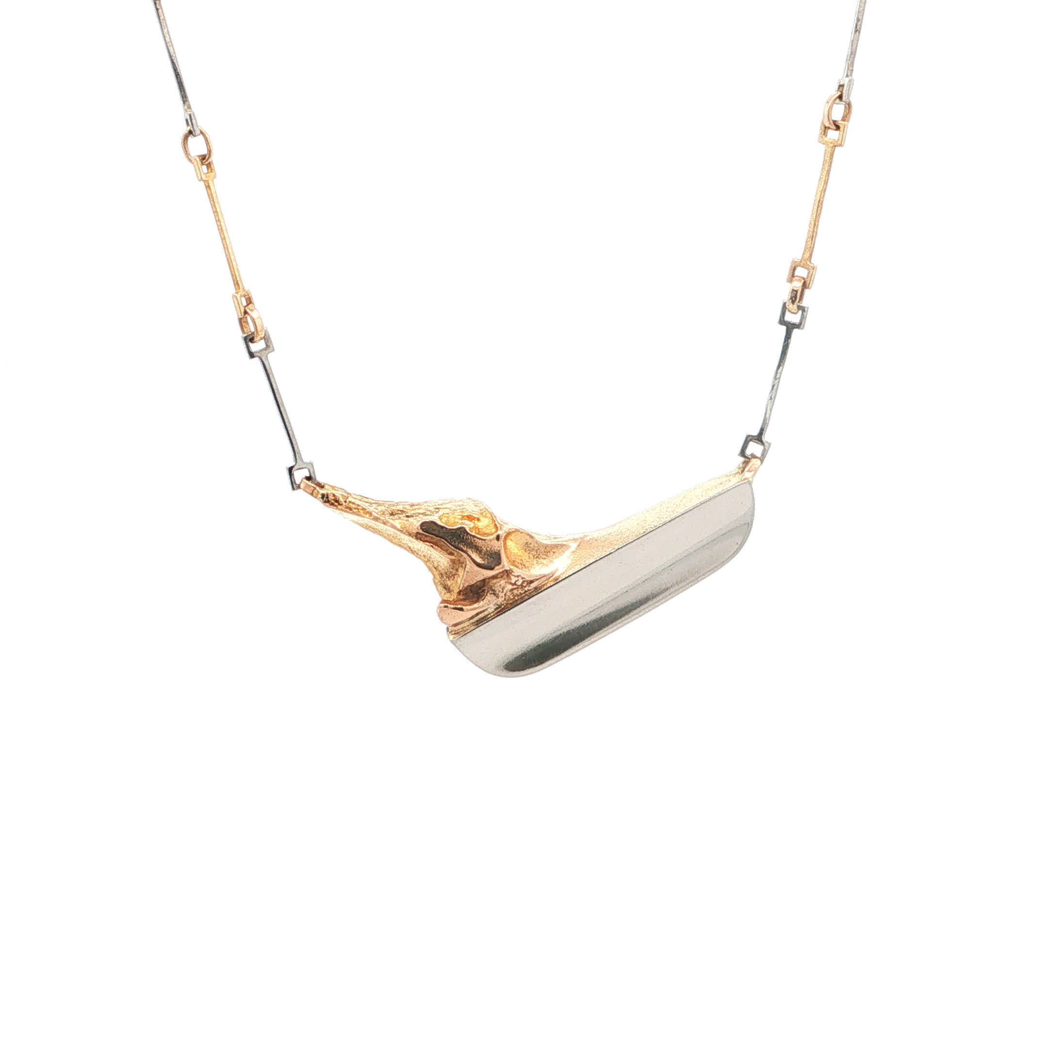 "Nordic Landscape" - Lapponia Collier in 14kt Gold Bicolor - Juwelier Steiger