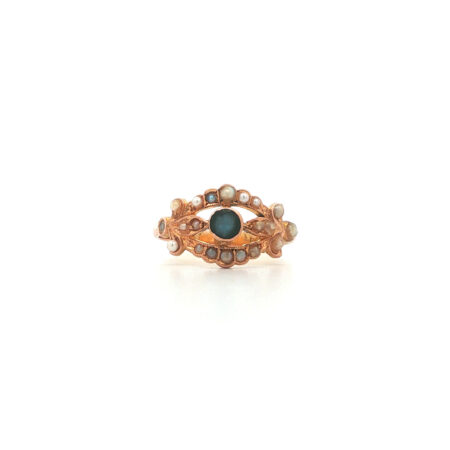 "Pearls of the Past" - Antiker Ring aus 18kt Gold mit Flussperlchen - Juwelier Steiger