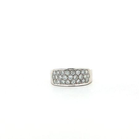 "Pure Pavé " - Vintage Ring in Weißgold mit Brillanten zus. ca. 1,0ct - Juwelier Steiger