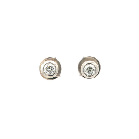"Sparkling Lights" - Moderne Brillant Ohrstecker in 18kt Weißgold mit Brillanten zus. ca. 0,96ct