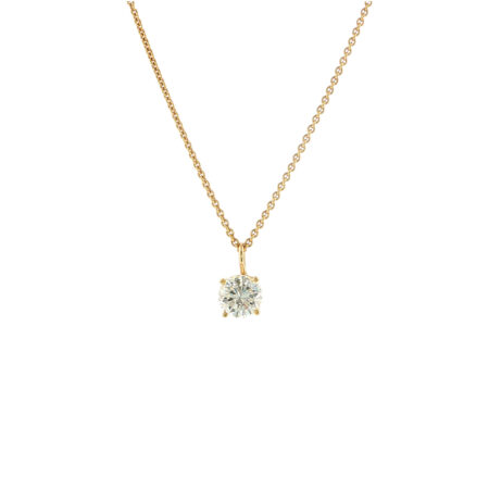 "Unique by Nature" - Moderner Anhänger in 18kt Gelbgold mit Brillant ca. 0,70ct - Juwelier Steiger
