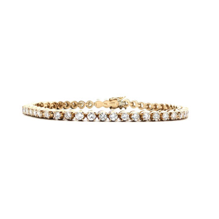 "Diamond Eternity" - Vintage Brillant Armband in 18 Karat Gold