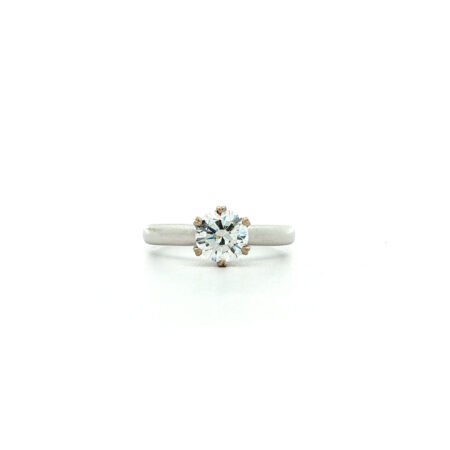 "A little heart" - Moderner Solitär Ring 1,03ct. in 18kt Weißgold - Juwelier Steiger