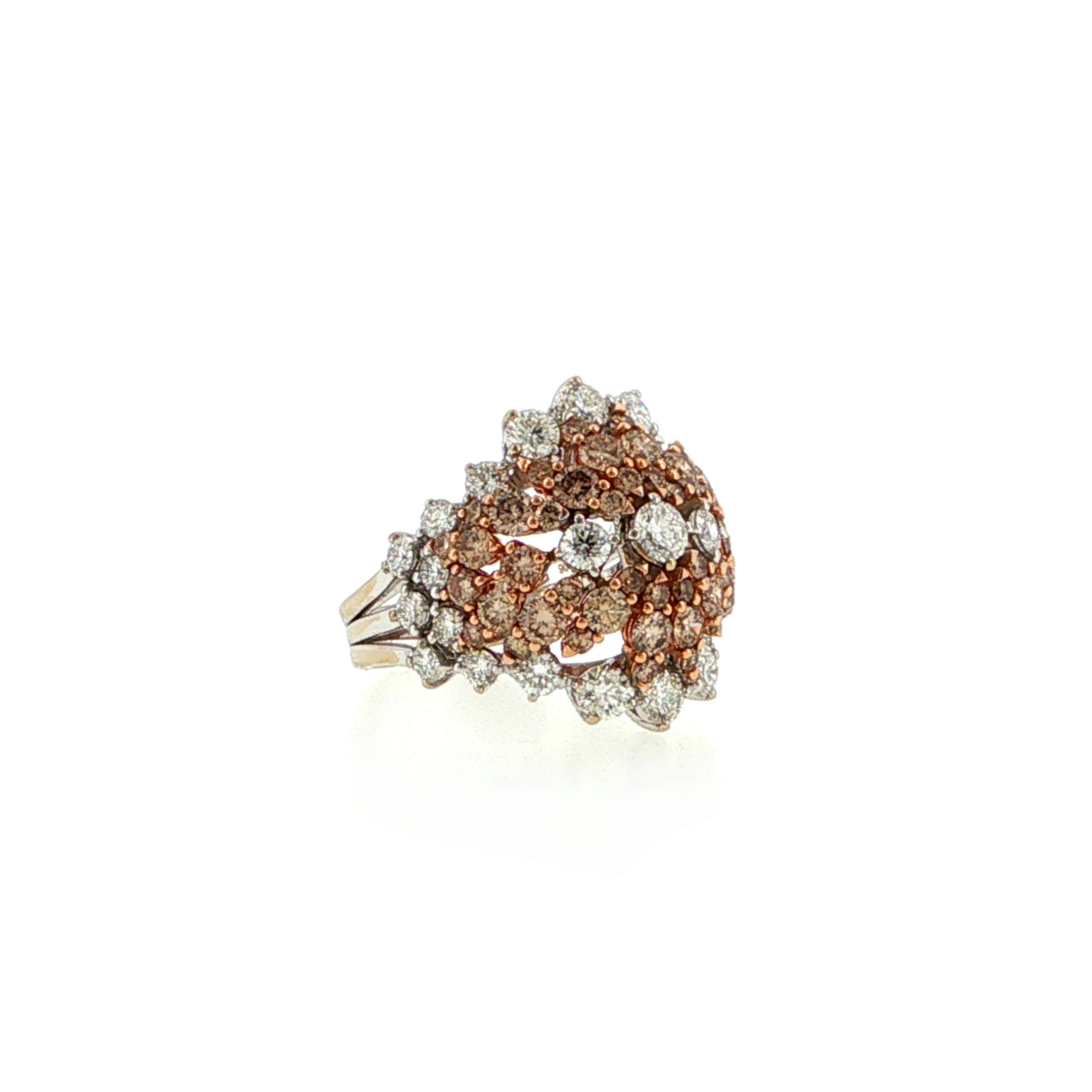 "Big Sparkle" - Vintage Ring in 18kt Weißgold mit Brillanten - Juwelier Steiger