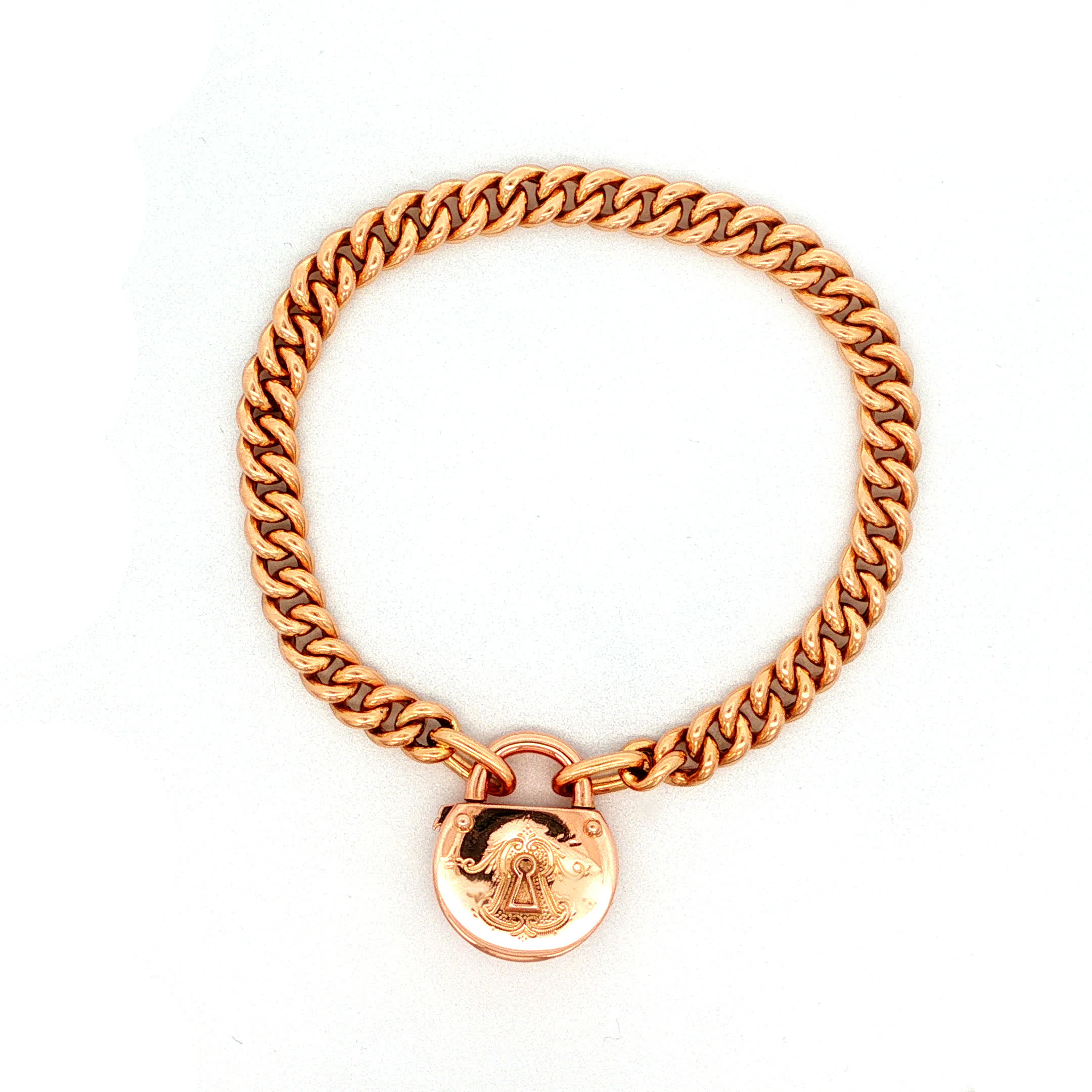 "Blue Lock" - Vintage Armband aus 18 Karat Roségold aus 18 Karat Rosegold - Juwelier Steiger