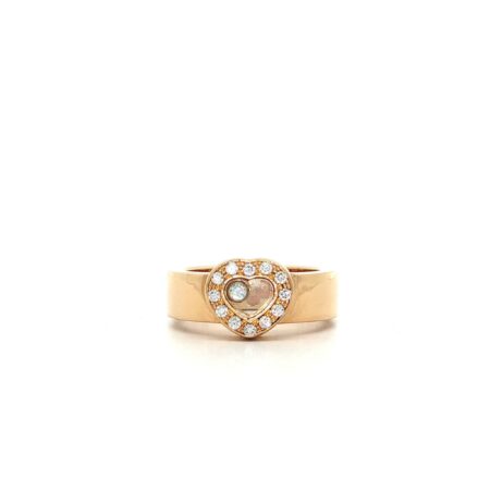 "Chopard - Happy Diamonds" Vintage 18 Karat Weißgold Ring mit Brillanten