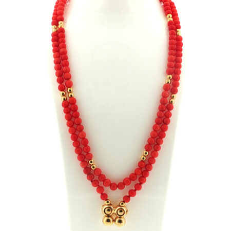 "Corallo Bellissima" - Vintage Korallen Collier mit einem 18 Karat Gold Verschluss - Juwelier Steiger