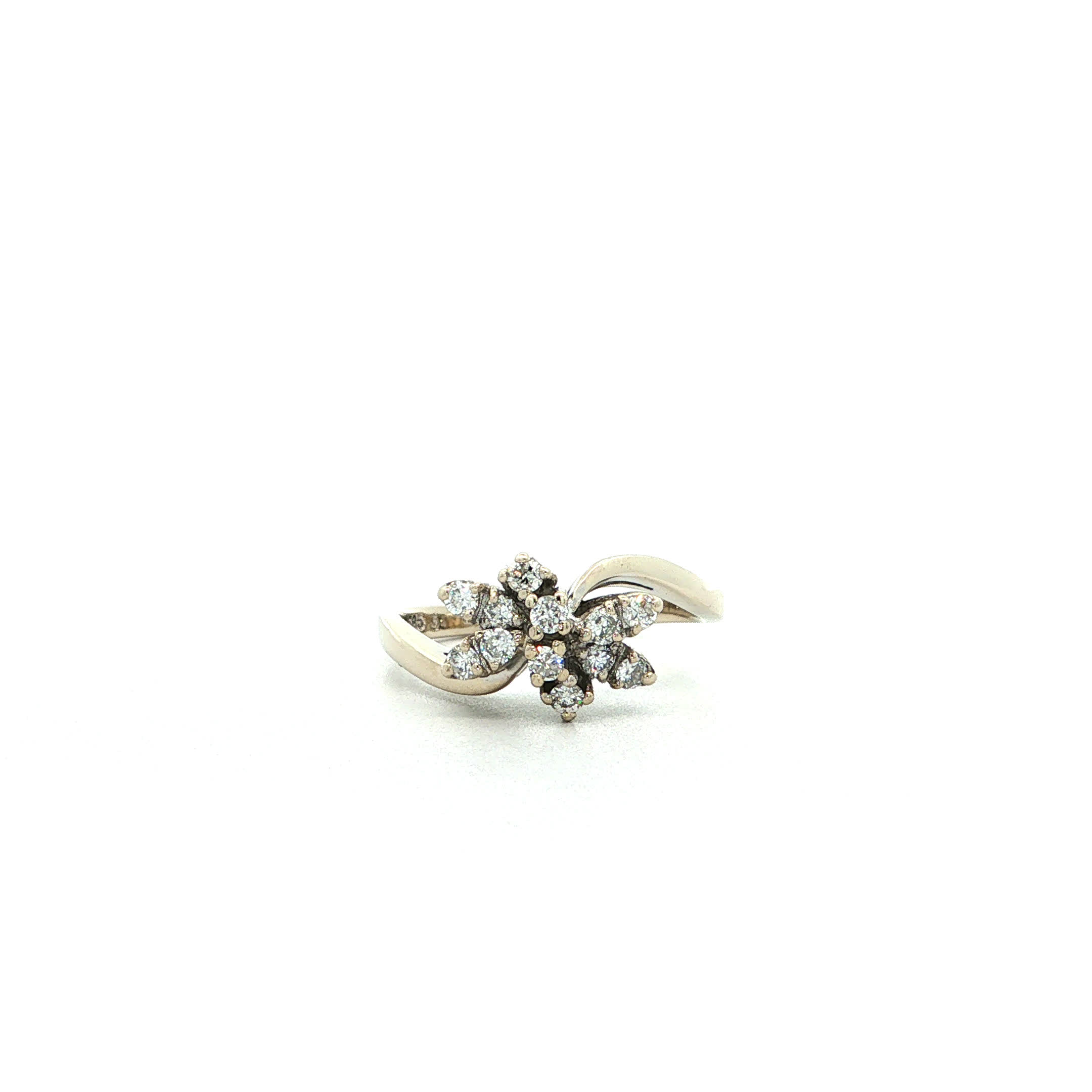 "Diamantträumerei" - Vintage Ring in 14kt Weißgold mit Brillanten - Juwelier Steiger