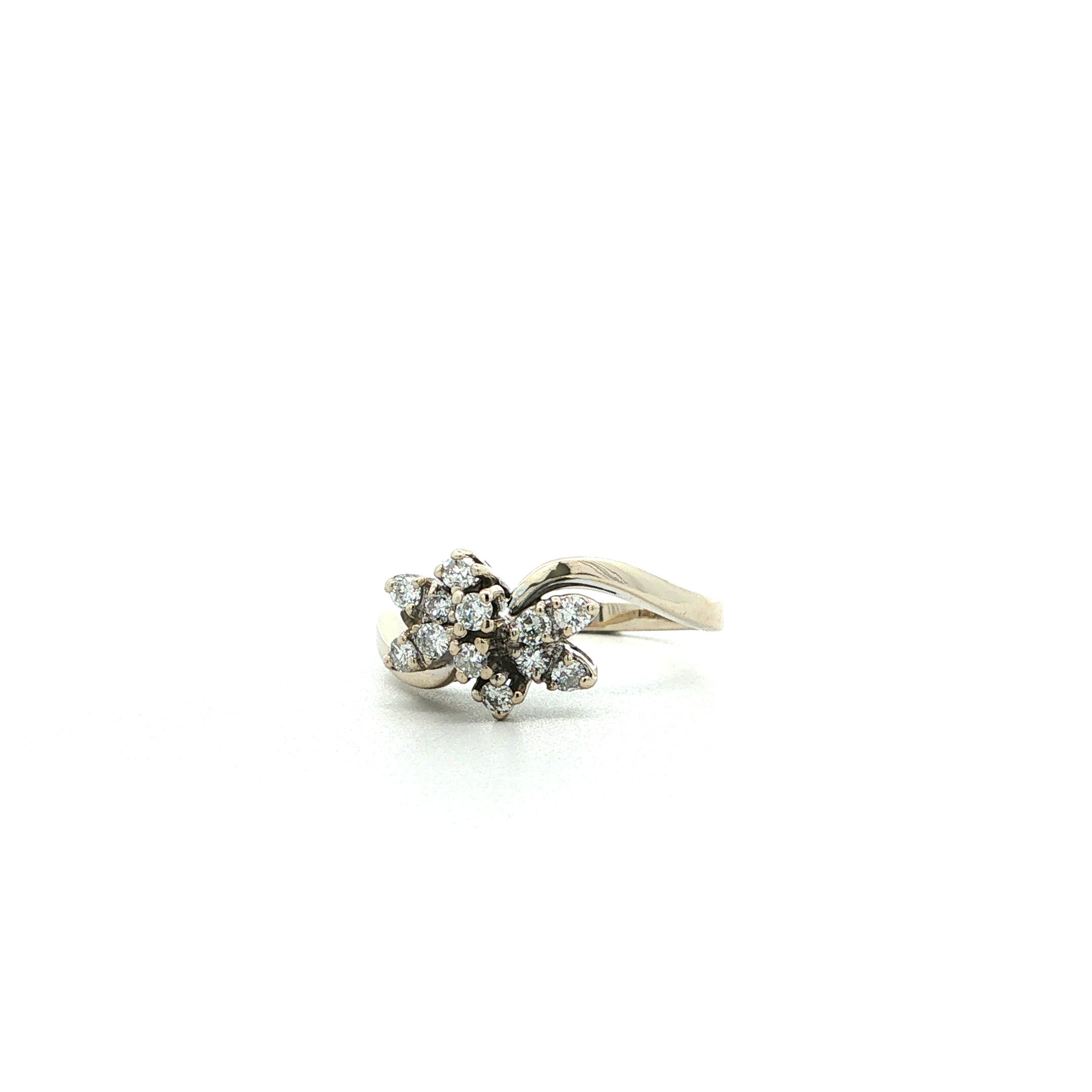 "Diamantträumerei" - Vintage Ring in 14kt Weißgold mit Brillanten - Juwelier Steiger