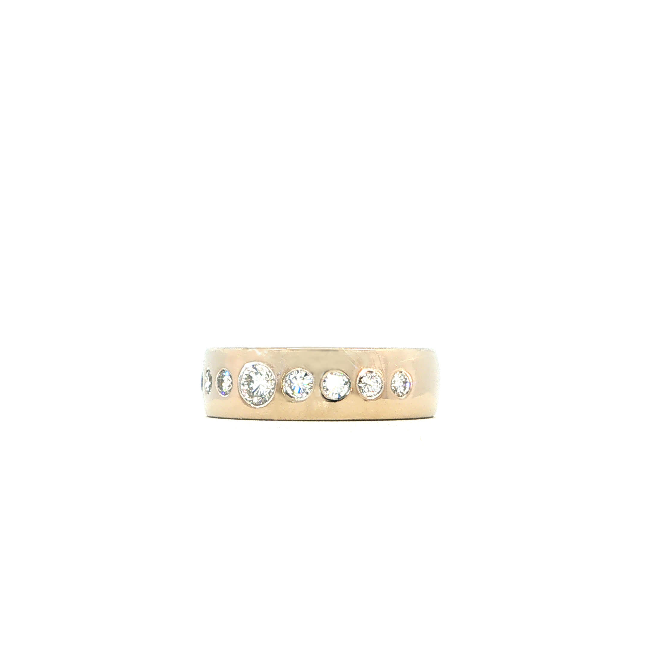 "Diamond Boulevard" - Moderner Bandring in 14kt Weißgold mit Brillanten - Juwelier Steiger